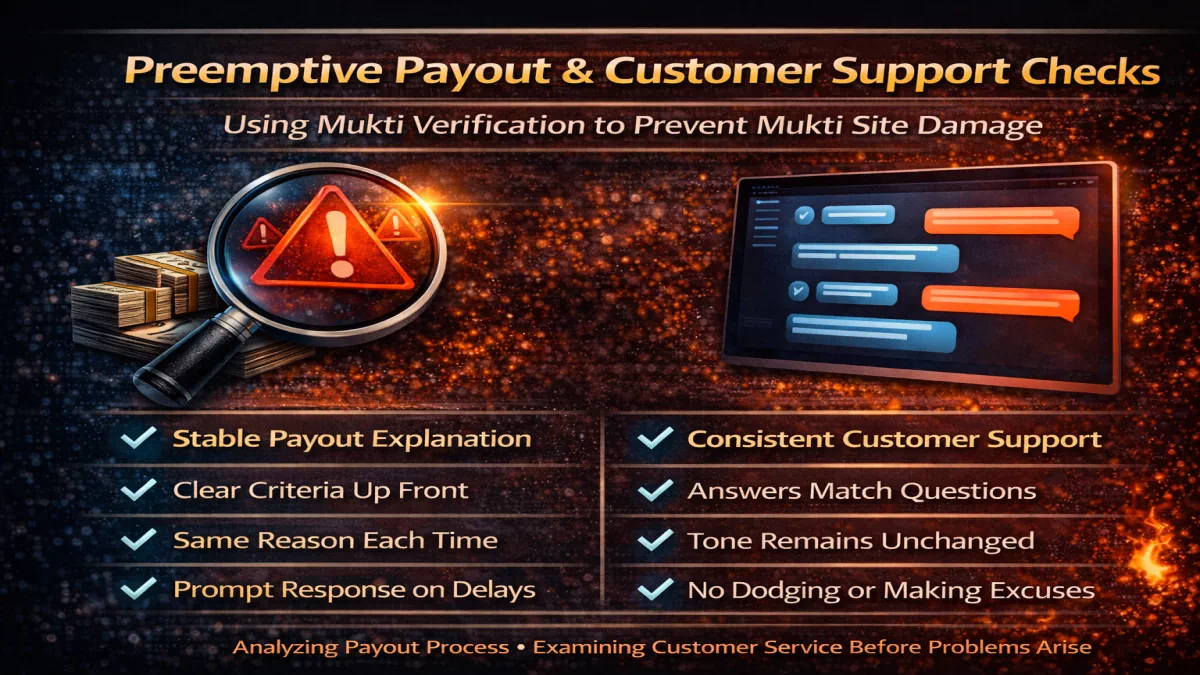 먹튀검증 기준으로 환전 응대와 고객센터 대응을 점검하며 사전 피해 예방을 정리한 이미지